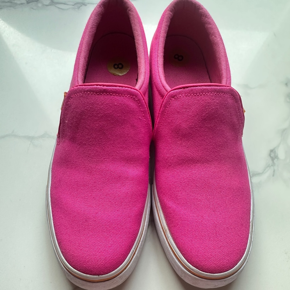 Vans Pink Slip-On Shoes